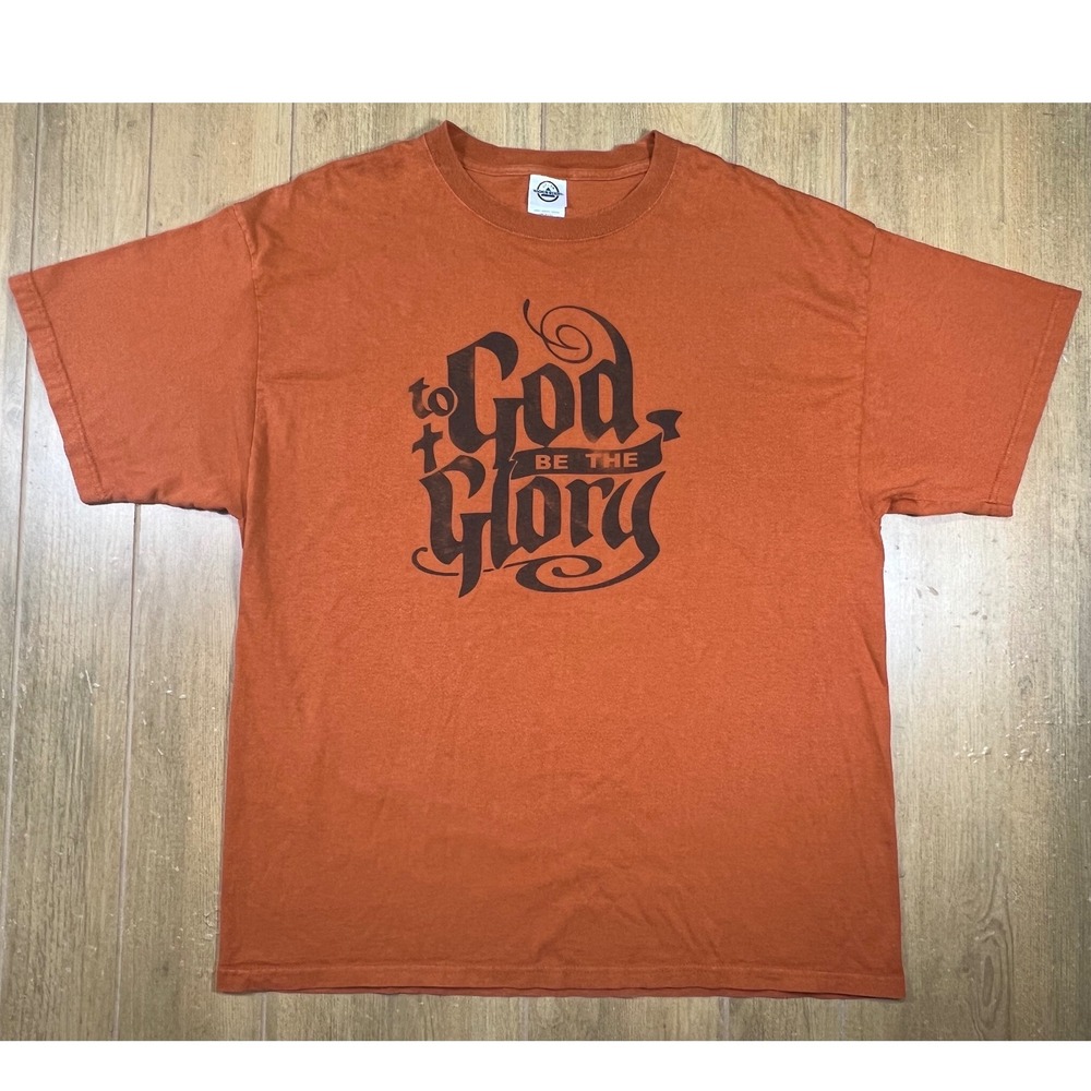 Delta Magnum Weight To God Be The Glory Graphic T-Shirt Burnt Orange XL